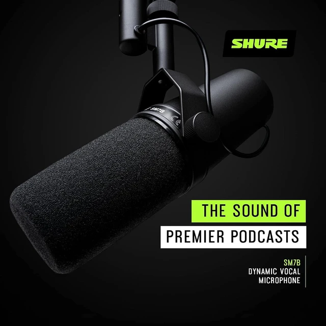 Alt view image 5 of 5 - SM7B Dynamic Vocal Microphone for Podcasting & Streaming