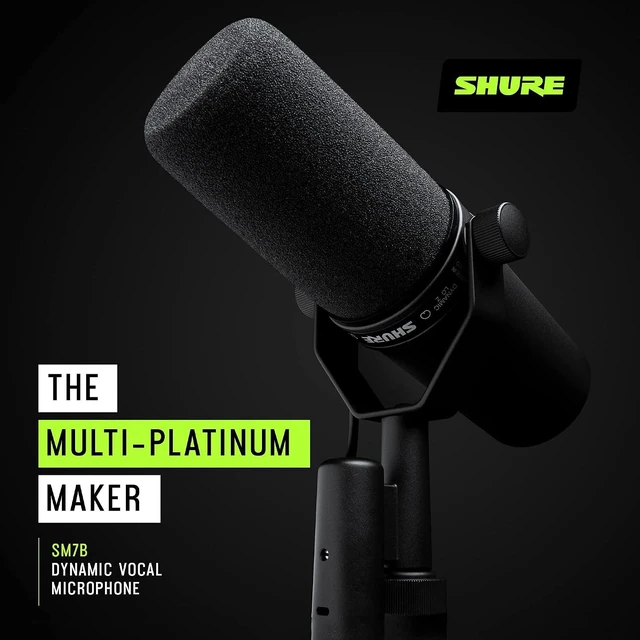 Alt view image 4 of 5 - SM7B Dynamic Vocal Microphone for Podcasting & Streaming