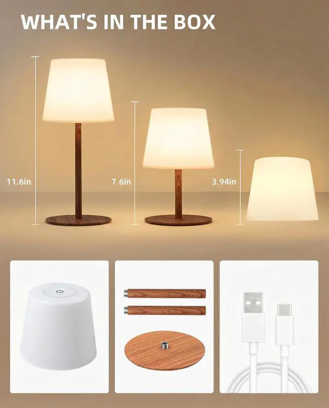 Alt view image 2 of 2 - Spa-Like Shower Lamp IP65 Waterproof Bathroom Lamp, Rechargeable Cordless Mood Light, 3 Color Temps for Relaxing Bathroom & Bathtub Experience (1 Pack)