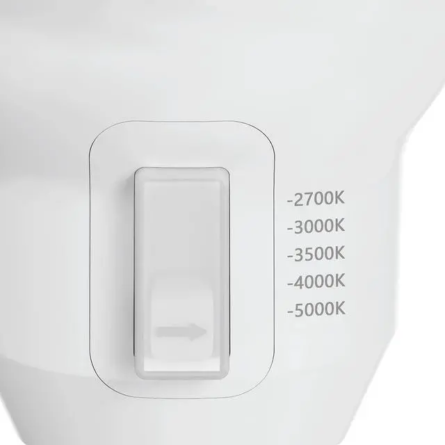 Alt view image 5 of 7 - BR30 LED Light Bulbs, 65W Eq, Dimmable, 5CCT, 6 Pack | E26 Base, 2700K - 5000K, 650 Lumens, CRI 90+, 15 Year Life, for Recessed Cans, Wide Flood Beam