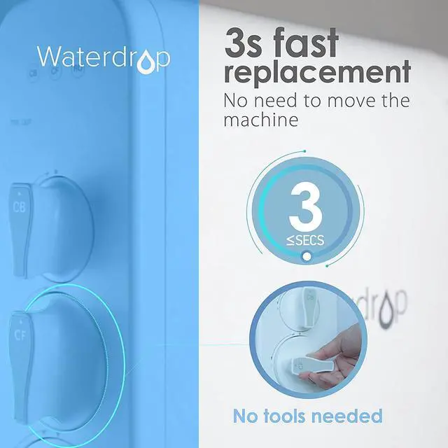 Alt view image 4 of 7 - G3-N1CF Filter, Replacement for G3-W & G3P600 & G3P800 RO System | 6-Month, NSF/ANSI 372 Certified, Easy Replacement, Under-Sink Reverse Osmosis Filter