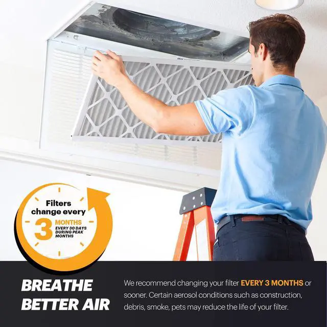 Alt view image 5 of 6 - TruFilter 20x20x1 Air Filter MERV 11 (6-Pack) - MADE IN USA - Allergen Defense Electrostatic Pleated Air Conditioner HVAC AC Furnace Filters for Allergies, Dust, Pet, Smoke, Allergy MPR 1200 FPR 7