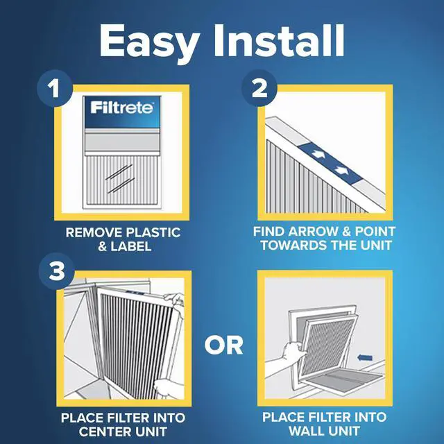 Alt view image 3 of 7 - 20x25x1 Air Filter MERV 5, 6-Pack AC Furnace HVAC Filters for Home, MPR 300 Basic Dust Defense, Pleated Electrostatic Removes Lint & Dust (Actual Size 19.69x24.69x0.81 in)