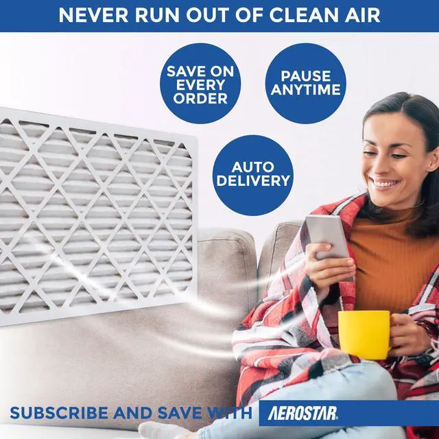 Alt view image 5 of 7 - Air Filter 16x16x1 MERV 11 AC Filter, HVAC, Furnace Filter, 6 Pack | ACTUAL SIZE (15.75 x 15.75 x 0.75) AC Filter, Furnace Filter, Dust, Pet Dander, Smoke & Allergies MERV 11