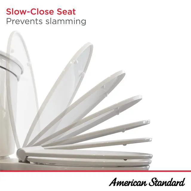 Alt view image 5 of 7 - Transitional Elongated Toilet Seat, Soft Close, White | Slow Close Toilet Seat: Includes Bottom Mount Hardware, Durable Solid Plastic, Easy Clean, Fits Elongated | 5503A00B.020