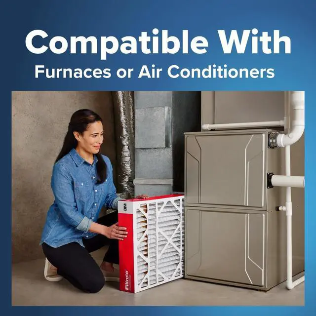 Alt view image 7 of 7 - 20x25x5 Air Filter MERV 11, MPR 1000 Micro Allergen Defense 2-Pack, Fits Lennox, AC Furnace HVAC Filters for Home, Pleated Electrostatic (Actual Size 19.63 x 24.75 x 4.31 in)