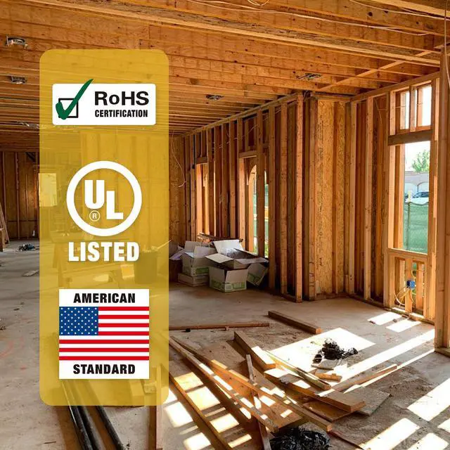 Alt view image 7 of 7 - 12/2 NM-B Cable 50 FT, UL Listed 12 Gauge Indoor Wire with Ground | Solid Bare Copper, No CCA, Durable Yellow NM-B Jacket, Easy to Strip, for Residential Dry Locations, 600V Rated