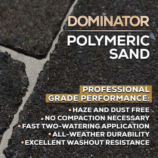 Alt view image 3 of 7 - 10 Pound Titanium Gray Polymeric Sand with Revolutionary Ceramic Flex Technology for Stabilizing Paver Joints/Gaps, 1/8 up to 4, Professional Grade Results