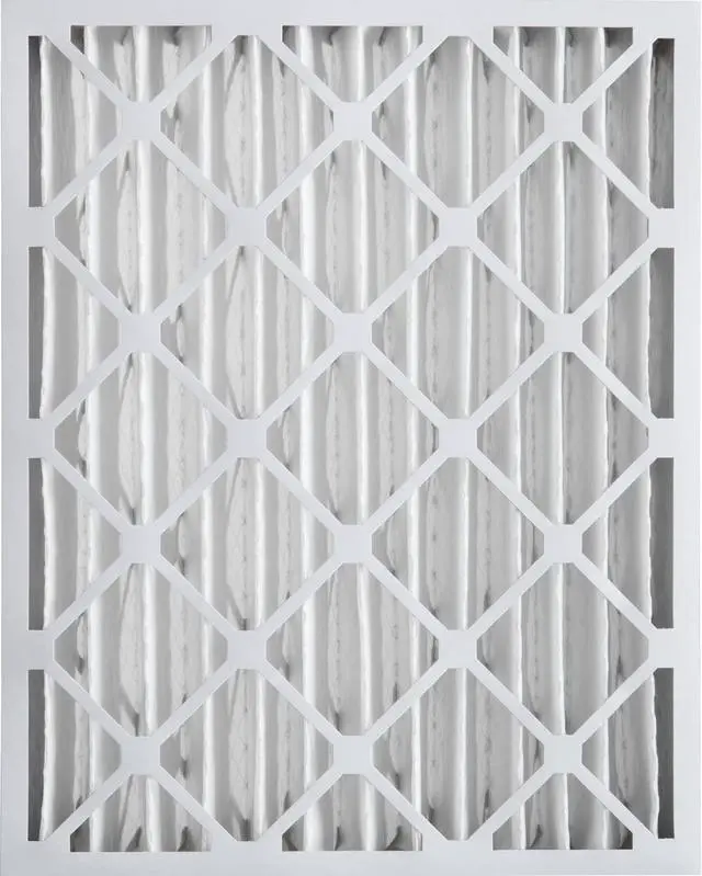 Alt view image 4 of 7 - 20x25x4 (19_1/2 x 24_1/2 x 3_5/8) Pleated MERV 12 Air Filters 2 Pack | Actual Size: 19 1/2 x 24 1/2 x 3 5/8 Made in USA, Advanced HVAC Filtration, Mid-Sized Airborne Particles, Pet Dander & Smoke