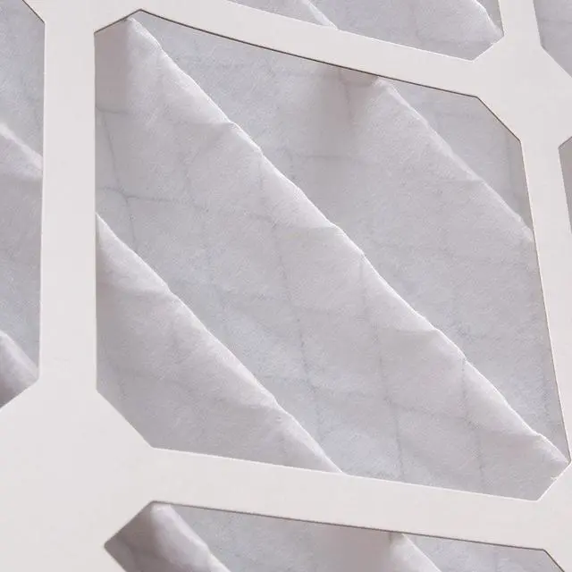 Alt view image 6 of 7 - 20x25x4 (19_1/2 x 24_1/2 x 3_5/8) Pleated MERV 12 Air Filters 2 Pack | Actual Size: 19 1/2 x 24 1/2 x 3 5/8 Made in USA, Advanced HVAC Filtration, Mid-Sized Airborne Particles, Pet Dander & Smoke