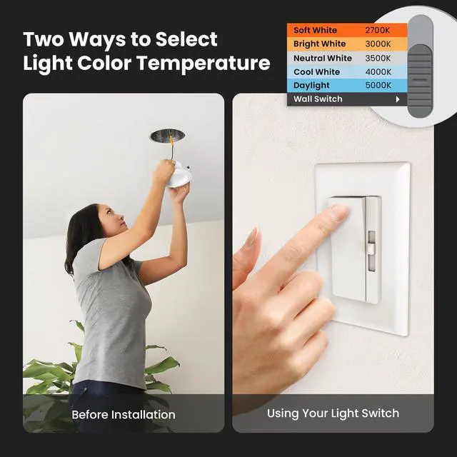 Alt view image 5 of 7 - 5/6in LED Recessed Downlight Retrofit Kit, 75W Eq