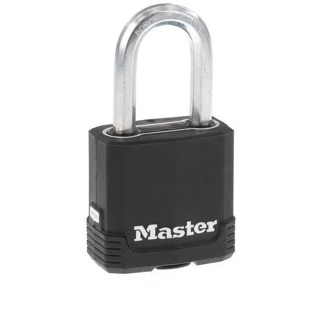 Main image of Magnum Outdoor Padlock, Heavy Duty Keyed Lock, M115XDLF | 1-7/8-inch Weather Resistant Lock Protects Outdoor Storage and Fences, Tools & Job Boxes, Tough-Cut Boron-Carbide Shackle