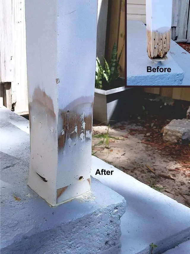 Alt view image 7 of 7 - WoodEpox Kit - 2 Pint - 2-Part Structural Epoxy Adhesive Filler - Wood Filler Putty | Repair Damaged Wood, Easy to Use, Wood Filler Putty