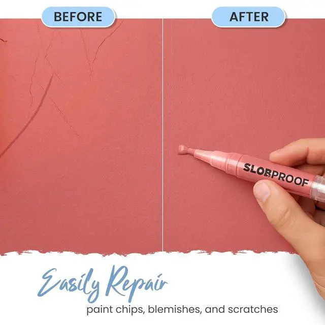 Alt view image 3 of 7 - Refillable Touch-Up Paint Pen, Pack of 2 - Precision Brush Tip | Mess-Free Touch-Up Tool for Quickly Retouch Small Areas with Controlled Syringe Flow for Custom Color Filling