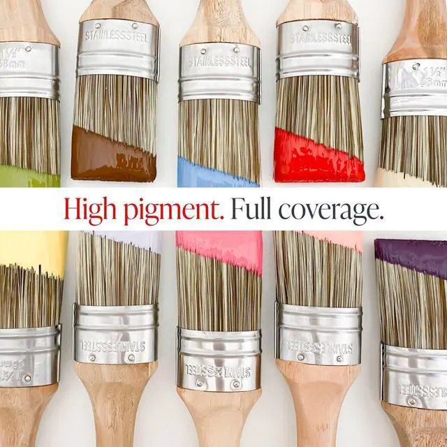 Alt view image 7 of 7 - Country Chic All-in-One Chalk Paint for Furniture, Cabinets, Home Decor, Eco-Friendly, Matte Finish, Built-In Primer & Top Coat for Wood, Metal - Sage Advice (Sage Green) - Pint 16 oz (475 ml)