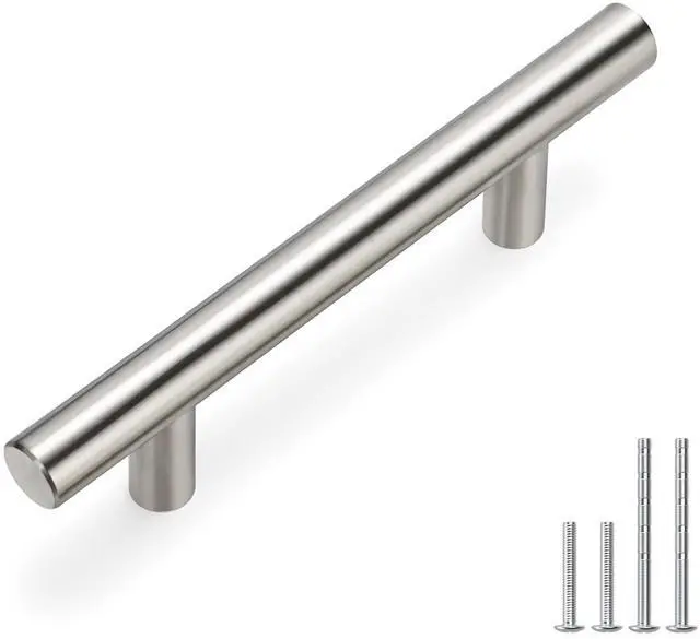 Main image of 30 Pack 3 Inch Brushed Nickel Cabinet Pulls Modern Cabinet Handles - Brushed Nickel Drawer Pulls Stainless Steel Cabinet Hardware,5 Inch Overall Cabinet Door Handles for Cabinets,Cupboard