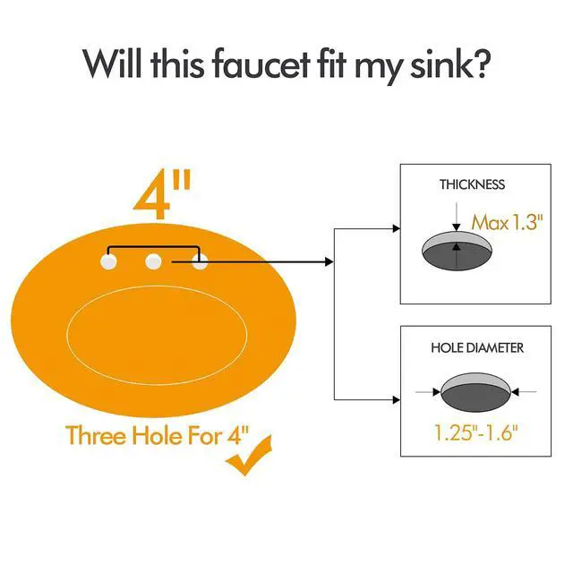 Alt view image 2 of 7 - Bathroom Sink Faucet 4 Inch Faucet 2 Handle Bathroom Sink Faucets Lead-Free Brushed Nickel Bath Sink Faucets with Pop-up Drain Stopper and Supply Hoses