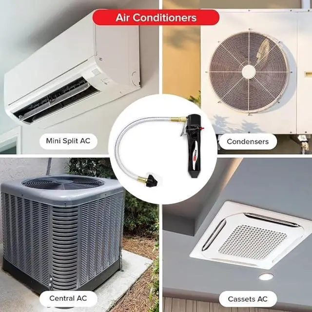 Alt view image 4 of 7 - Gallo Drain Gun with 5 Unthreaded CO2 Cartridges for A/C Condensate Line Air Conditioner Cleaner Blaster Opener Kit with Five Cartridge Clears HVAC Clogs