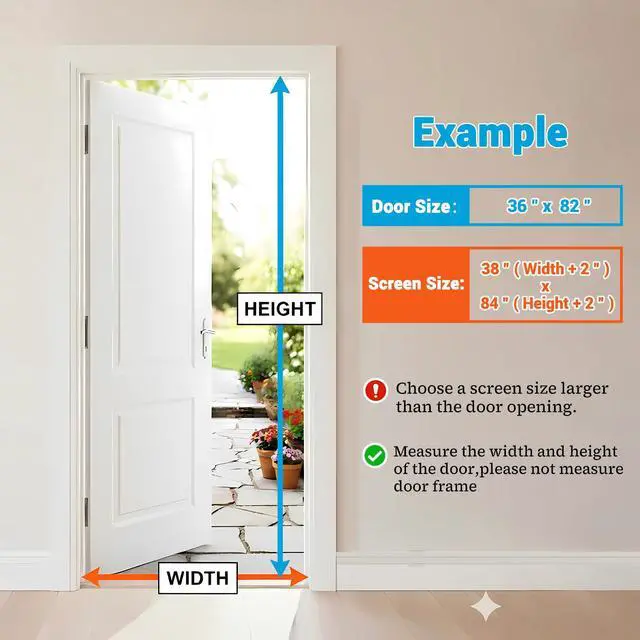 Alt view image 2 of 7 - Magnetic Screen Door Left Right Side Opening Polyethylene Terephthalate Mesh Greater Than Fiberglass and Polyester Easy Install