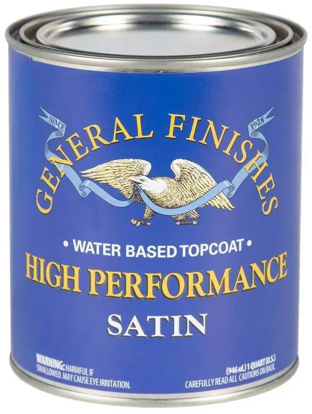 Main image of High Performance Water Based Topcoat, 1 Quart, Satin