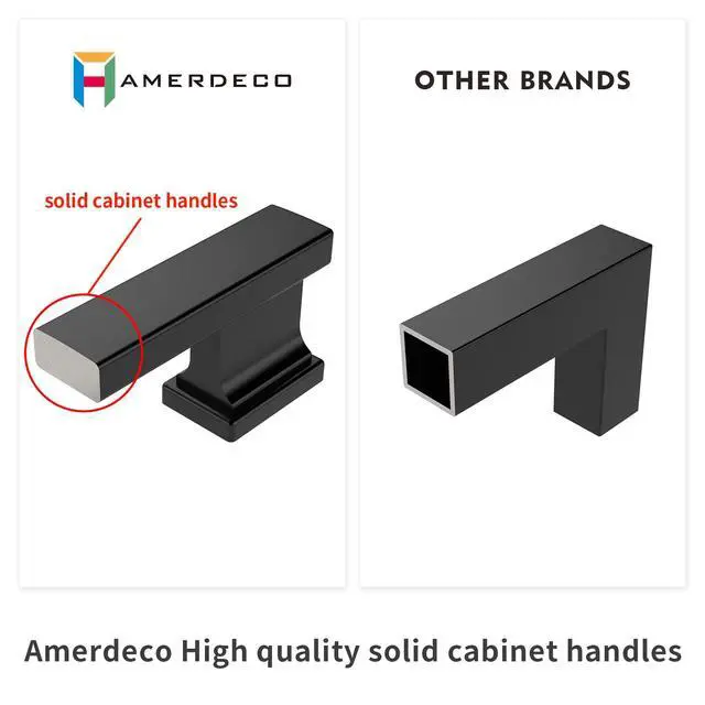 Alt view image 3 of 7 - 10 Pack Champagne Bronze Cabinet Pulls 5" | Kitchen Cabinet Handles Cabinet Hardware Kitchen Handles for Cabinets Cupboard Handles Drawer Pulls ZH00013