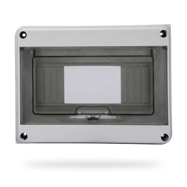 Alt view image 6 of 7 - 8 Way Circuit Breaker MCB Distribution Protection Box | DIN Rail, IP65 Waterproof, Indoor and Outdoor
