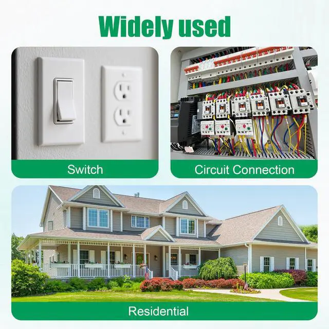 Alt view image 7 of 7 - 6/3 Wire with Ground - 5FT NM-B 6 Gauge Non-Metallic Sheathed Cable 100% Pure Copper 6 AWG 3 Conductor Residential Indoor Wire for Outlets, Switches, Other Loads and Lighting Wiring Projects etc