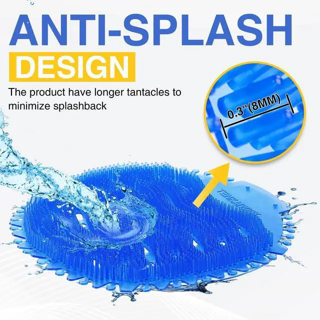Alt view image 4 of 7 - 48 PACK Urinal Deodorizer Screen with 100 Gloves-3D Wave Anti-Splash Odor Protection Urinal Cakes for Men Toilets, Four Scents Urinal Mats