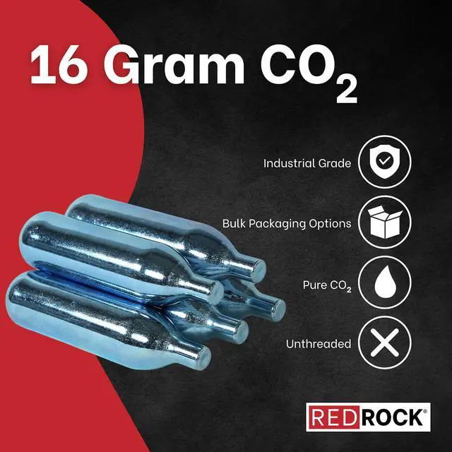 Alt view image 6 of 7 - 16 Gram Unthreaded CO2 Cartridges for Gallo Drain Gun HVAC Drain Line Cleaner Tool (30 Pack)