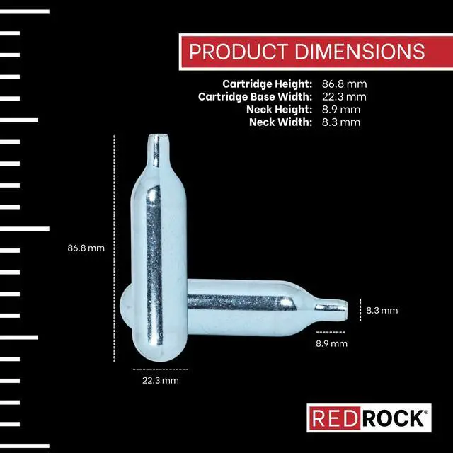 Alt view image 7 of 7 - 16 Gram Unthreaded CO2 Cartridges for Gallo Drain Gun HVAC Drain Line Cleaner Tool (30 Pack)