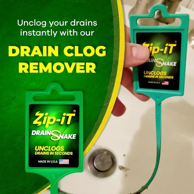 Alt view image 2 of 7 - The original Hair Clog Remover 25-inch Overall Length Drain Snake Cleaner (3-Pack), Unclog Your Sink, Shower, & Tub Drain In Seconds Non-toxic, Made in the USA