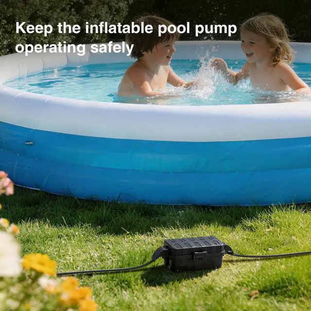 Alt view image 3 of 7 - IP55 Medium Outdoor Electrical Box Waterproof, for Outdoor Plug | 8.3x4.1x3.7inch Weatherproof Extension Box with Detachable Awning Covers, Easy Installation for Outlet, String Lights, Black