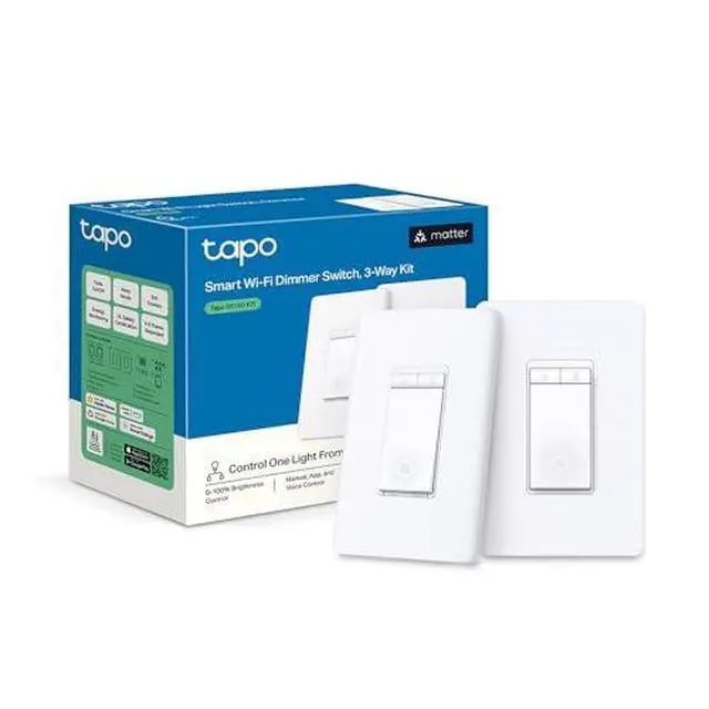 Alt view image 2 of 7 - Matter Smart 3-Way Dimmer Switch Kit, S515D KIT | Energy Monitoring, Neutral Wire Required, Works with Alexa/Siri/Google Home/SmartThings, UL Certified, 2.4GHz Wi-Fi