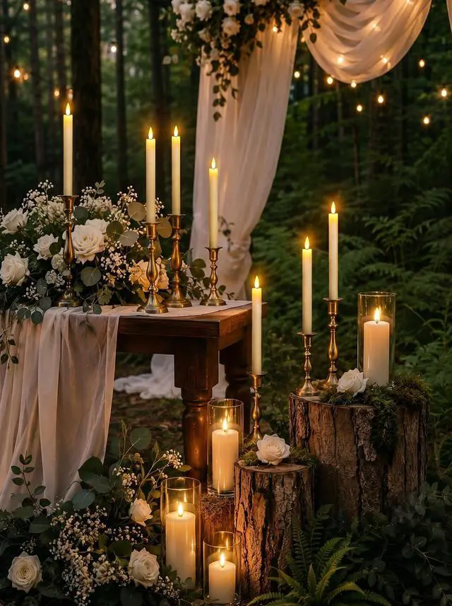 Alt view image 3 of 7 - Flameless Taper Candles LED Battery Operated Remote Timer Ivory | LED Candlesticks, Real Wax, Christmas Wedding Party Home Decor, 6 Pack, 0.78 x 9.64 In