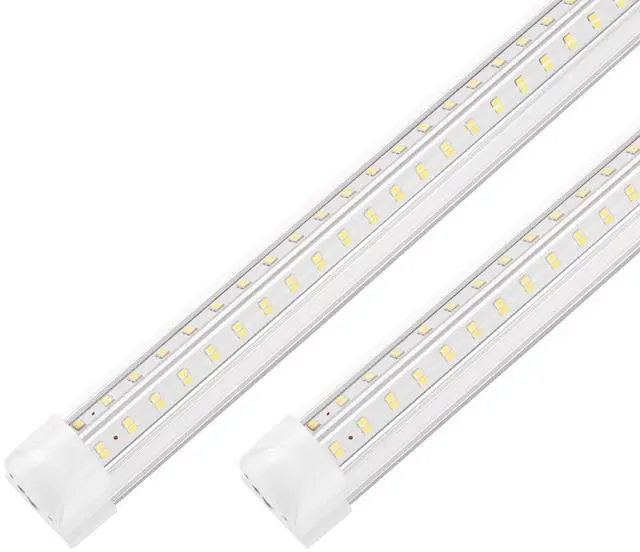 Main image of Led Shop Lights,4FT LED Light 50W 6500K 7000LM Led Daylight,Garage Light Linkable Clear Cover Integrated V-Shape for Garage Warehouse Workbench Workshop(2-Pack)