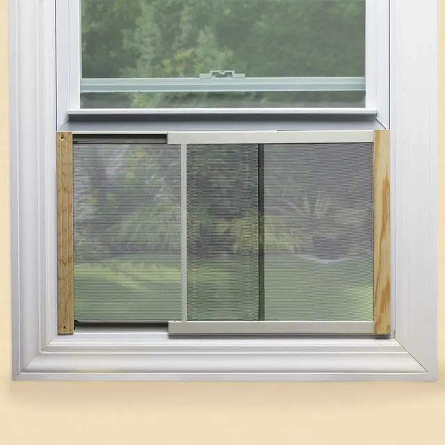 Alt view image 4 of 6 - 2AWS1537 WB Marvin Adjustable Window Screen, 15in High x Fits 21-37in Wide (2 Pack)