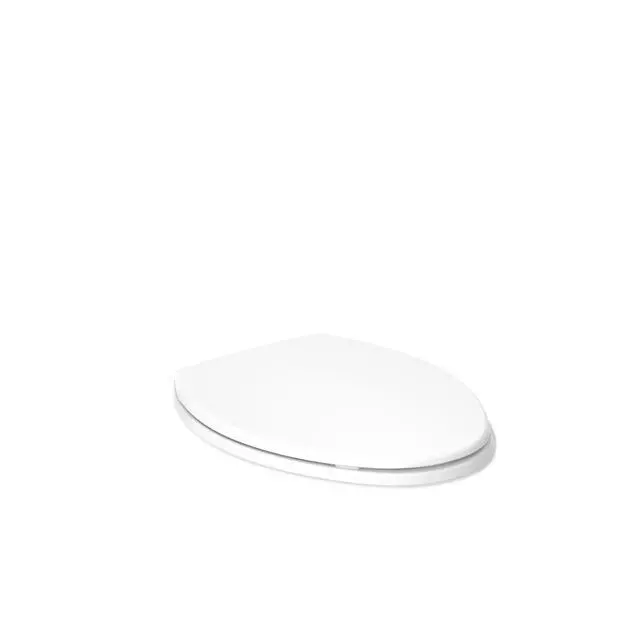 Alt view image 7 of 7 - K-4774-0 Brevia Elongated White Toilet Seat with Quick-Release Hinges And Quick-Attach Hardware For Easy Clean, White