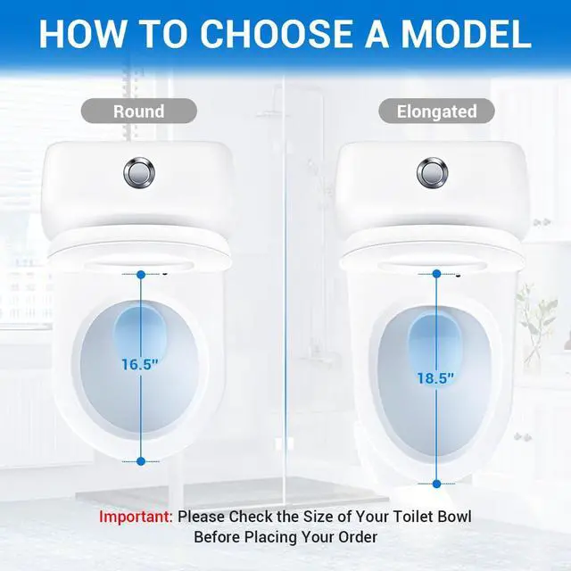 Alt view image 4 of 7 - Round Toilet Seat 16.5" | Soft Close, Durable PP Toilet Seat, Easy Installation & Removal, Fits Most Toilet Bowls