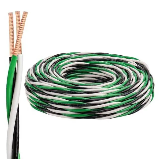 Alt view image 2 of 6 - 12 AWG THHN Wire 25FT 3-Color Set (Black/White/Green) Stranded Copper, Pre-Twisted Conductors, THHN/THWN-2 Rated, 600V, Nylon Jacket for Conduit, Residential & Commercial Wiring