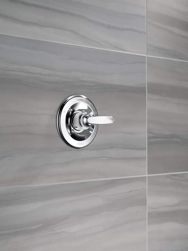 Alt view image 2 of 7 - Foundations 13 Series Single-Function Valve Trim Kit, Chrome Handle Set for Shower Faucet System, Chrome BT13010 (Valve Not Included)