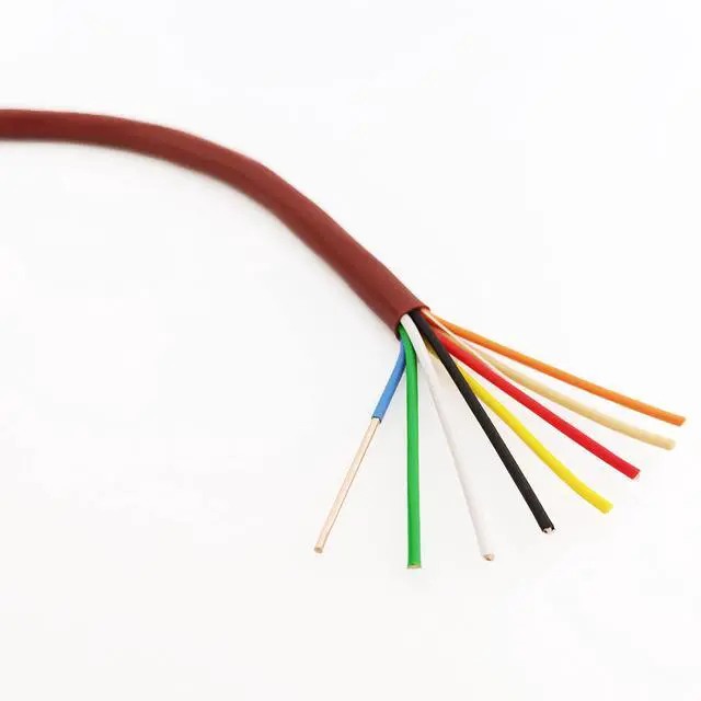 Main image of Thermostat Wire 18/8 18 Gauge 8 Conductor ETL 18-8 50 Feet Brown (18-8 Brown, 50Feet)