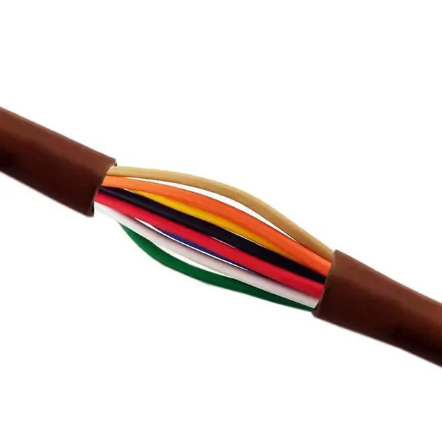 Alt view image 3 of 7 - Thermostat Wire 18/8 18 Gauge 8 Conductor ETL 18-8 50 Feet Brown (18-8 Brown, 50Feet)