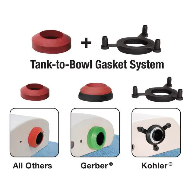 Alt view image 7 of 7 - PerforMAX 2-Inch Toilet Repair Kit, Complete Toilet Fix