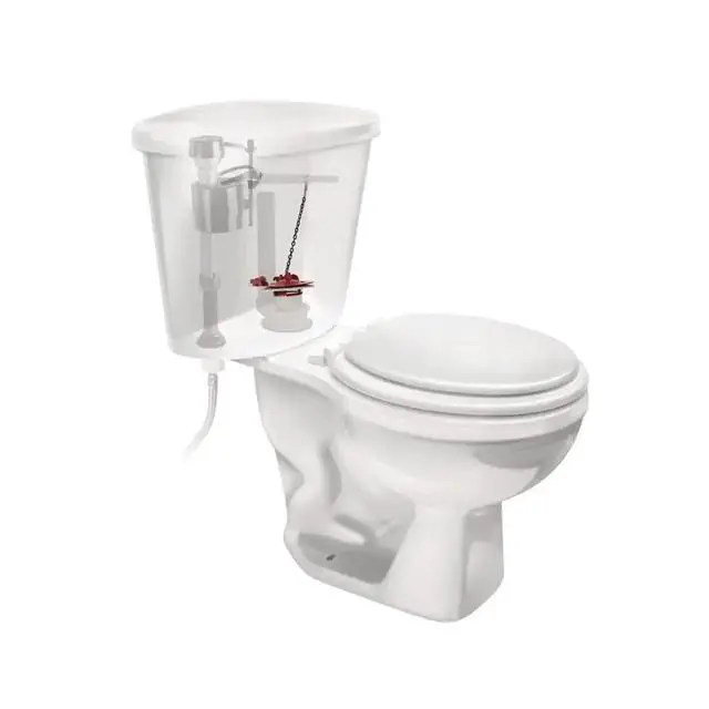 Alt view image 4 of 5 - 5403 Universal 3-Inch Toilet Flapper, Water Saving | Silicone seal lasts up to 10X longer, Adjustable dial saves water, Kink-free chain, Resists chlorine and hard water