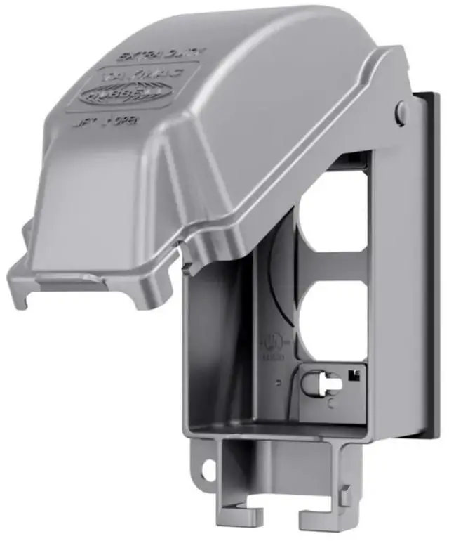 Main image of RaynGuard 1-Gang Weatherproof In-Use Outlet Cover, Vertical, Gray