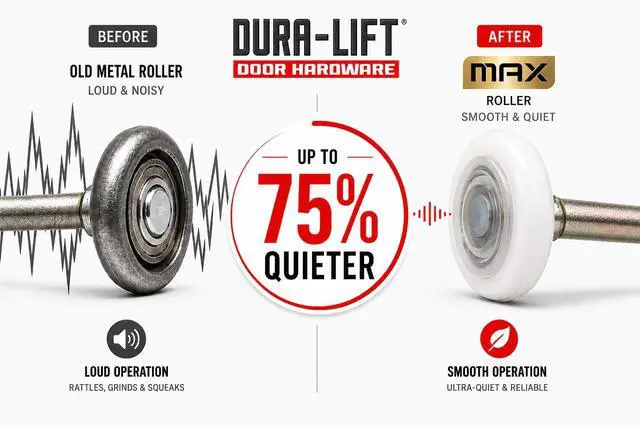 Alt view image 4 of 7 - Ultra-Life MAX 2" Sealed 6200ZZ Bearing Nylon Garage Door Roller, 4" Stem, Pack of 10