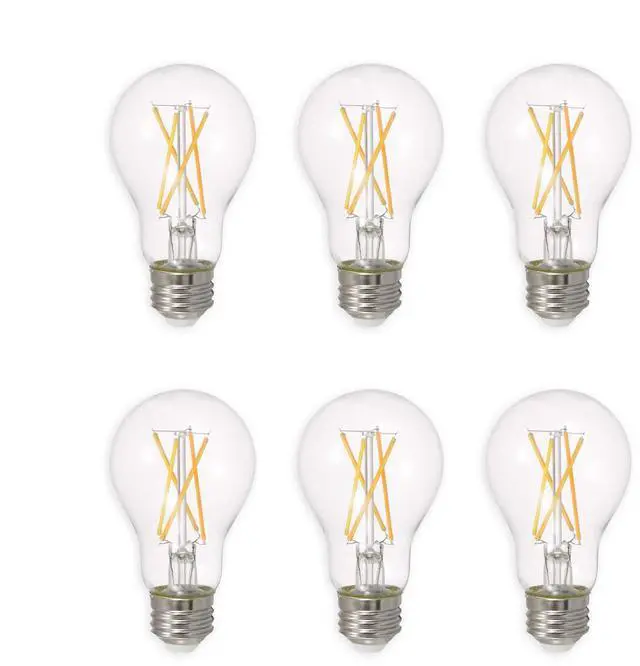 Main image of Sylvania Led Truwave Natural Series Light Bulb, 60W Equivalent, Efficient 8W A19, Medium Base, Dimmable, 800 Lumens, 2700K, Soft White, Clear - 6 Pack (40806)