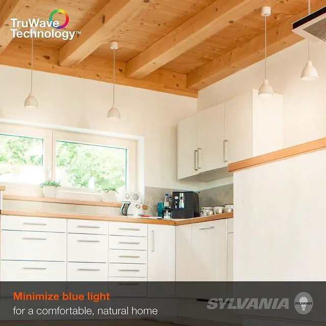 Alt view image 5 of 7 - Sylvania Led Truwave Natural Series Light Bulb, 60W Equivalent, Efficient 8W A19, Medium Base, Dimmable, 800 Lumens, 2700K, Soft White, Clear - 6 Pack (40806)