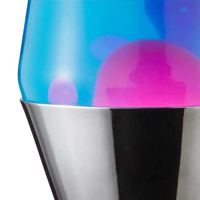 Alt view image 5 of 6 - The Original Lava® Lamp - 14.5" Techno Chrome - Classic Liquid Motion Lamp - Pink Lava and Blue Liquid - Item #2097 (Amazon Exclusive)