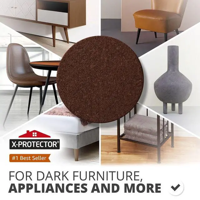 Alt view image 2 of 6 - 357 PCS Premium Huge Pack Felt Furniture Pads! | Quantity of Furniture Sliders with Many Big Sizes Your Ideal Floor Protectors. Protect Your Hardwood & Laminate Floor!